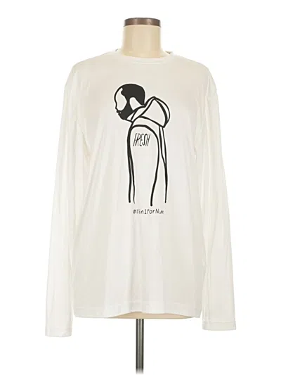 Pre-owned Sport-tek Long Sleeve T-shirt In Ivory