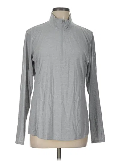 Pre-owned Sport-tek Long Sleeve Turtleneck In Gray