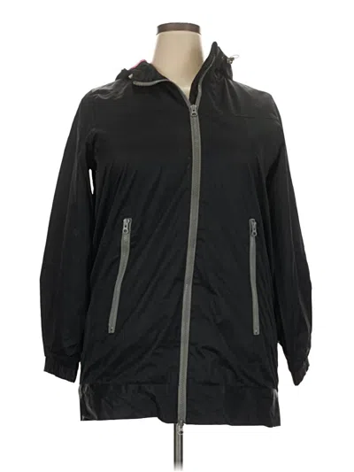 Pre-owned Sport-tek Raincoat In Black