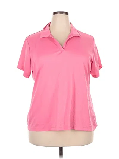 Pre-owned Sport-tek Short Sleeve Blouse In Pink