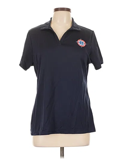 Pre-owned Sport-tek Short Sleeve Polo Shirt In Blue