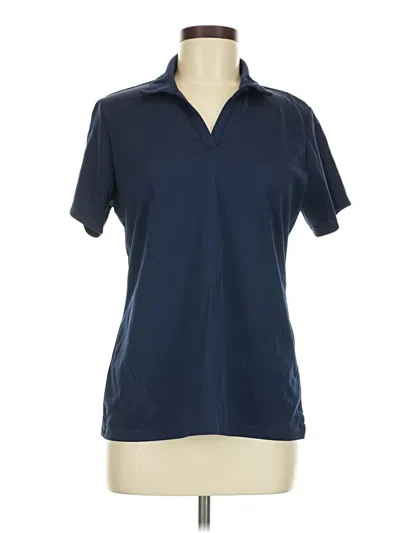 Pre-owned Sport-tek Short Sleeve Polo Shirt In Blue