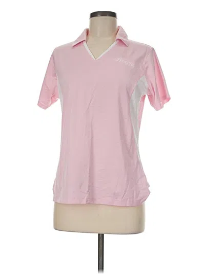 Pre-owned Sport-tek Short Sleeve Polo Shirt In Pink