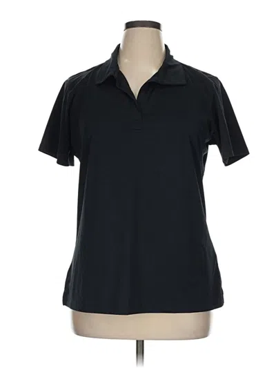 Pre-owned Sport-tek Short Sleeve Top Black Collared Neckline Tops