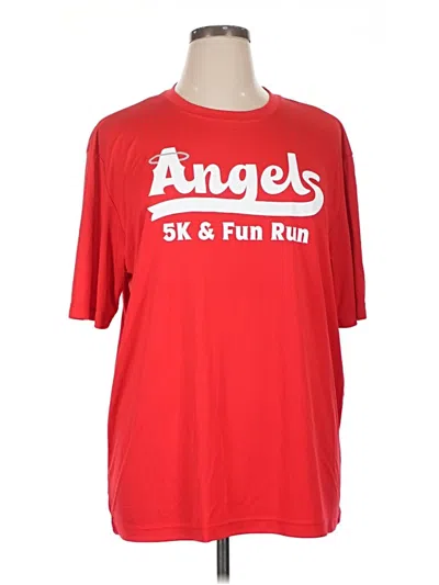 Pre-owned Sport-tek Short Sleeve T-shirt In Red