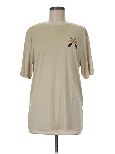 Pre-owned Sport-tek Short Sleeve T-shirt In Tan