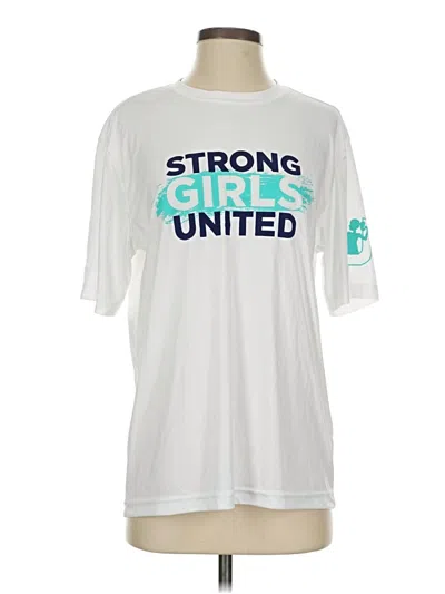 Pre-owned Sport-tek Short Sleeve T-shirt In White