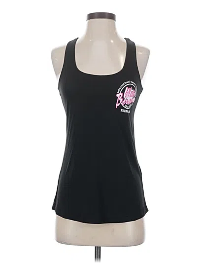 Pre-owned Sport-tek Tank Top Black Halter Neckline Tops