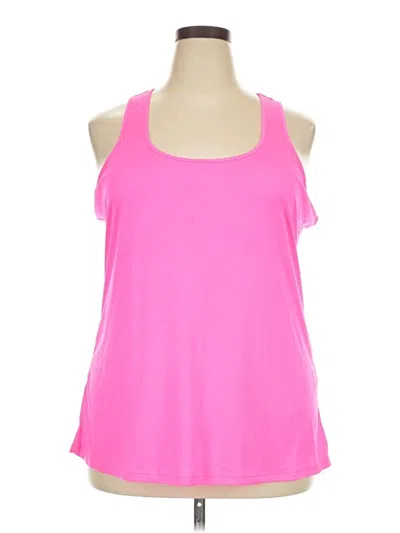 Pre-owned Sport-tek Tank Top Pink Halter Neckline Tops