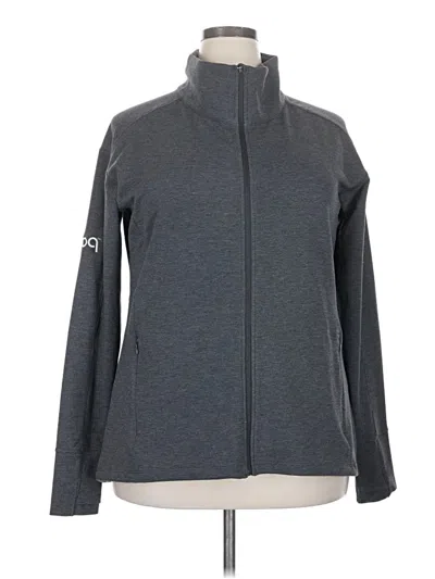 Pre-owned Sport-tek Zip Up Hoodie In Gray