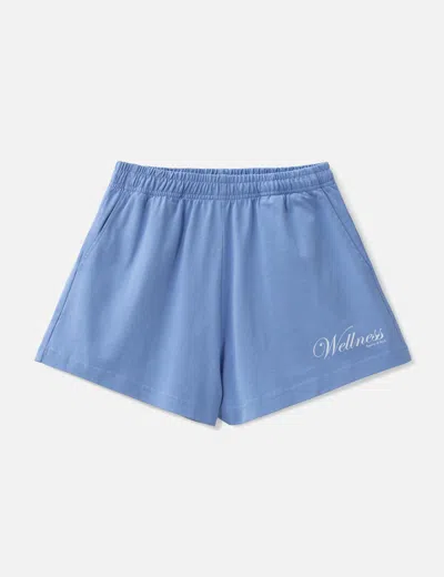 Sporty &amp; Rich Avenue Disco Short In Blue