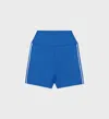 Sporty &amp; Rich Bold Health Biker Short In Blue