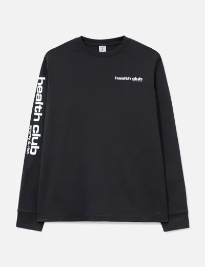 Sporty &amp; Rich Bold Health Longsleeve In Black
