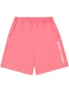 Sporty &amp; Rich Bold Logo Gym Shorts In Cotton Candy