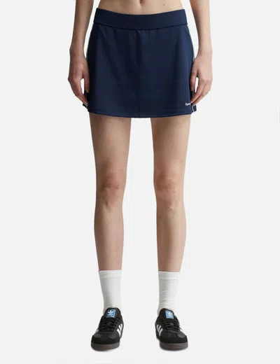 Sporty &amp; Rich Classic Logo Court Skirt In Blue
