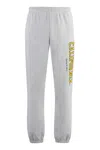 Sporty &amp; Rich Cotton Track-pants In Grey