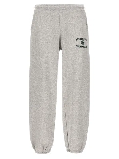 Sporty &amp; Rich Country Club Joggers In Gray