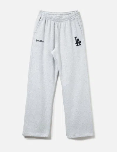 Sporty &amp; Rich La Serif Wide Sweatpant In Grey/灰色/그레이/グレー