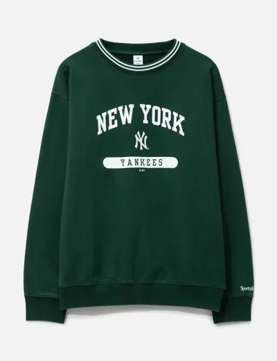 Sporty &amp; Rich League Crewneck In Green