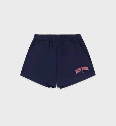 Sporty &amp; Rich New York Ivy Disco Short In Blue