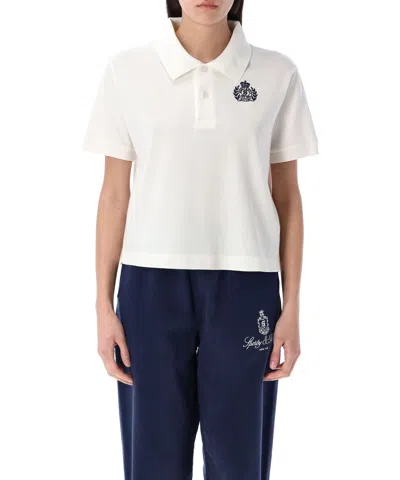 Sporty &amp; Rich Polo Shirt In White