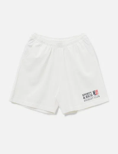 Sporty &amp; Rich Promo Gym Short In White