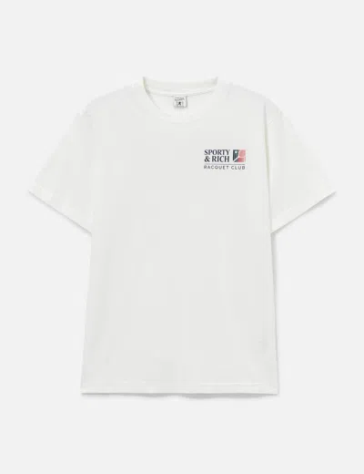 Sporty &amp; Rich Promo T-shirt In White