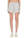 Sporty &amp; Rich Short Varsity In Grey