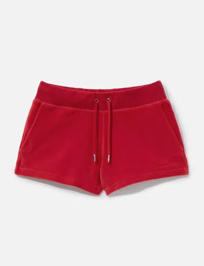 Sporty &amp; Rich Signature Logo Krystal Short In Brown