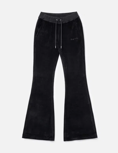 Sporty &amp; Rich Signature Logo Krystal Sweatpant In Black