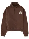 Sporty &amp; Rich Sweatshirt With Logo In Brown