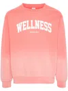 Sporty &amp; Rich Wellness Ivy Crewneck In Dip Dye Pink