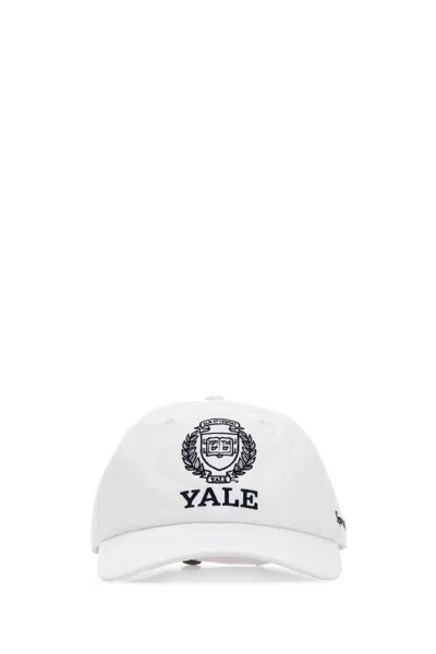 Sporty &amp; Rich White Cotton Yale Baseball Cap