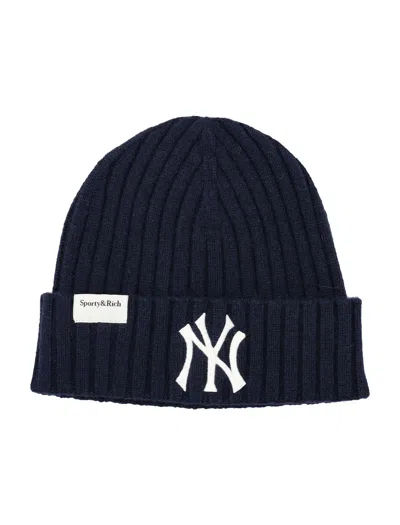 Sporty &amp; Rich Yankees Hat Wool In Black