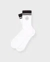 Sporty&ric Socks Srhwc In White