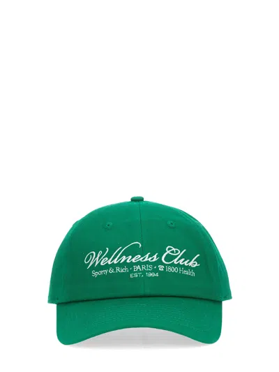 Sporty And Rich "1800 Health" Hat In Green