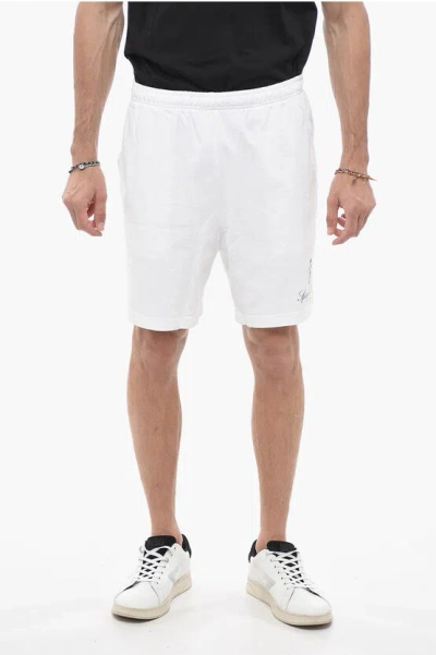 Sporty And Rich 3-pockets Cotton Shorts In White