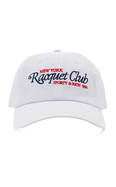 Sporty And Rich '94 Racquet Club Cotton Hat In White