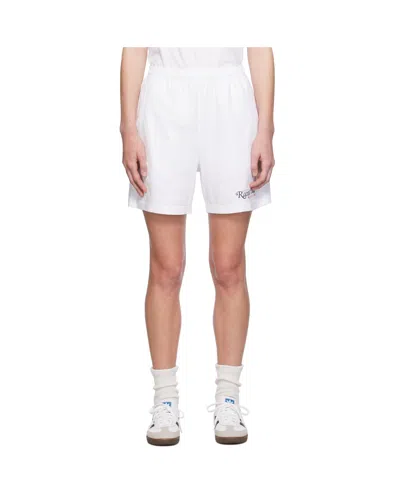 Sporty And Rich 94 Racquet Club Shorts In White