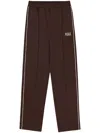 Sporty And Rich Action Side-stripe Track Pants In 褐色