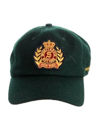 Pre-owned Sporty And Rich Adjustable Embroidered Hat W/tags In Green