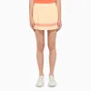 SPORTY AND RICH SPORTY & RICH ALMOND PLEATED MINISKIRT