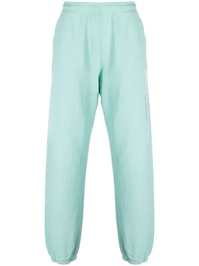 Sporty And Rich Blue Athletic Club Sweatpants In Aqua/white