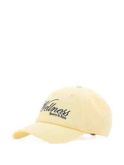 Sporty And Rich Avenue Embroidered Cotton Baseball Cap In Purple