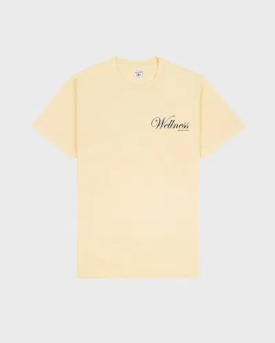 Sporty And Rich Sporty & Rich Avenue Tshirt X-sm In Almond