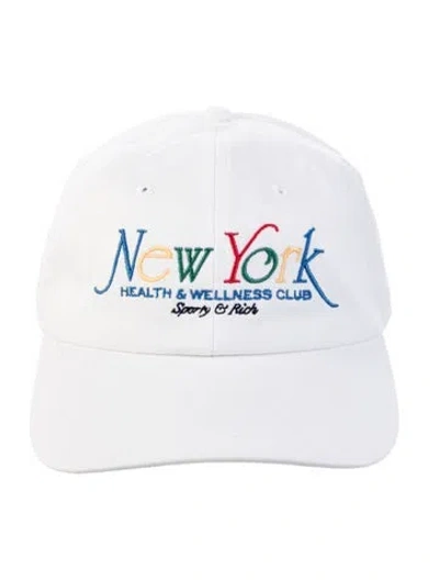 Pre-owned Sporty And Rich Baseball Cap W/tags In White
