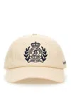 Sporty And Rich Sporty & Rich Logo Crest Embroidered Baseball Cap