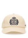 Sporty And Rich Sporty & Rich Logo Crest Embroidered Baseball Cap In White