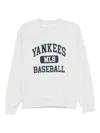 Sporty And Rich Baseball-print Sweatshirt In Gray