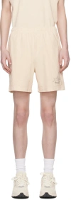 SPORTY AND RICH BEIGE PRINCE EDITION REBOUND SHORTS